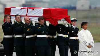 The Canadian flag felt heavy as I carried a fellow soldier's coffin. I still feel it 17 years later