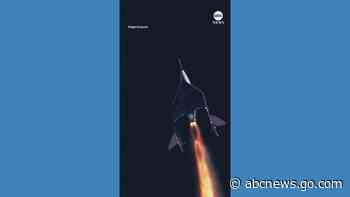 WATCH:  Virgin Galactic launches 1st mission carrying paying customers to space