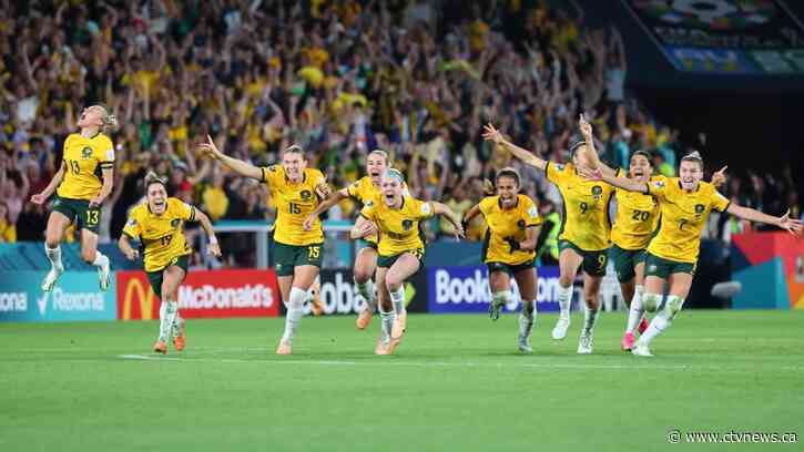 Australia edges France on penalties to reach the Women's World Cup semifinals, will face England