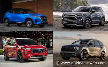 Les VUS qui consomment le moins d'essence en 2023