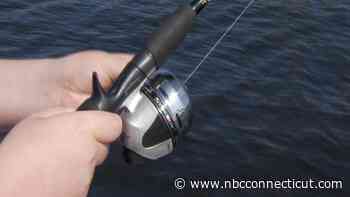 Dozens participate in state's Saltwater Fishing Day in New London