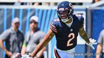 Bears' Moore dazzles in debut with 62-yard TD