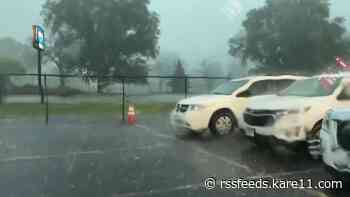 Hail, thunderstorms leave Minnesotans without power