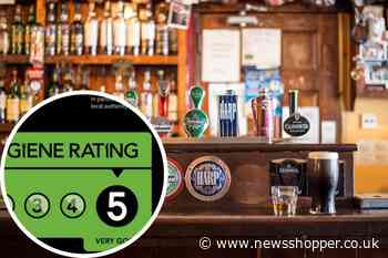 Food Standards Agency: Bromley pubs, bars and clubs rated five-stars