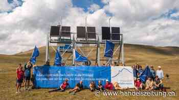 Demonstration gegen Solaranlagen in den Alpen