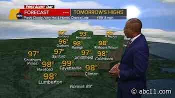 Heat Advisory from Noon-8pm