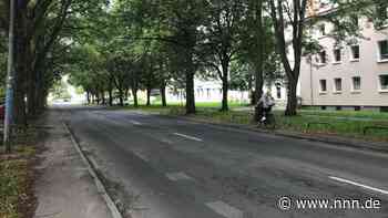 Weg in Rostock-Reutershagen für Fahrradfahrer zu gefährlich