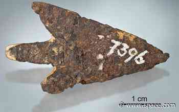 Meteorite that crashed to Earth 3,500 years ago carved into arrowhead by Bronze Age hunters