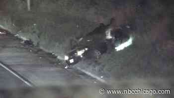 1 person dead in Eisenhower rollover crash on Chicago's West Side