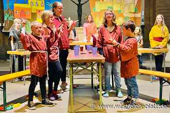 Haller Kinderchöre singen Geschichte aus dem alten Jerusalem