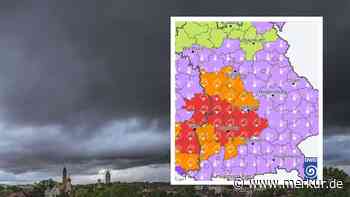 Unwetterwarnung für mehrere Landkreise in Bayern – Schweres Gewitter zieht an München vorbei