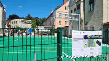 Multi-Sportfläche in der Wasserburger Altstadt: Fertigstellung steht kurz bevor