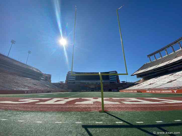 VIDEO: UT unveils new burnt orange stadium lights