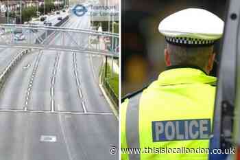 Hendon Way in Cricklewood blocked after two cars crash