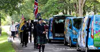Cancer charity founder undertakes epic walk on crutches to remember friend and former Prisoner of War for VJ Day