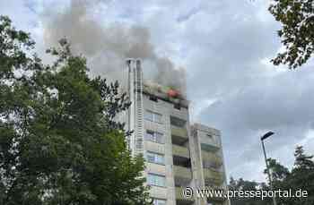 POL-PPWP: Brand in einem Hochhaus