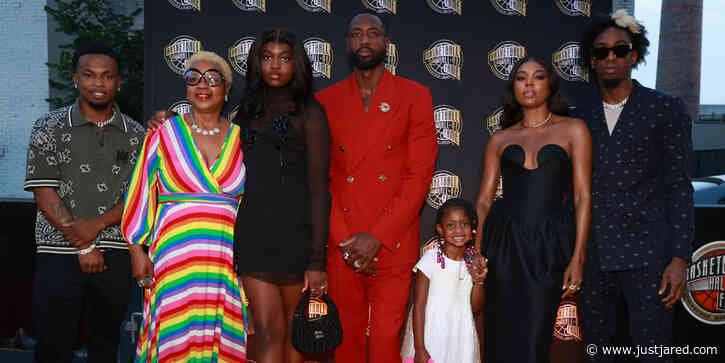 Gabrielle Union & the Rest of the Family Support Dwyane Wade as He Enters Basketball Hall of Fame