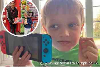 Billington boy, 7, trades up paperclip for Nintendo Switch