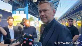 Lindner in Kiew eingetroffen – „Ukraine darf diesen Krieg nicht verlieren“