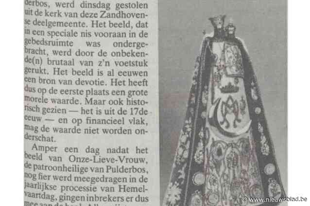 29 jaar geleden werd daags na processie Mariabeeld geroofd: kunstdiefstal nooit opgelost