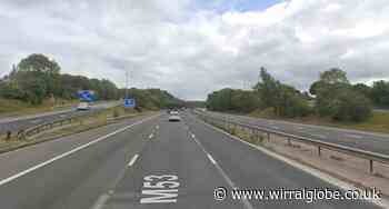 'Concern for safety' of woman on M53 motorway bridge