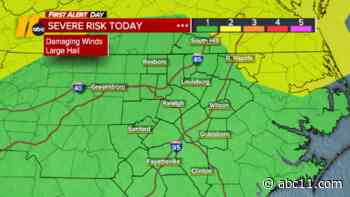 Heat index values in 100s, severe weather risk today and tomorrow in the forecast