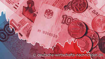 Deutlicher Kursrutsch beim Rubel