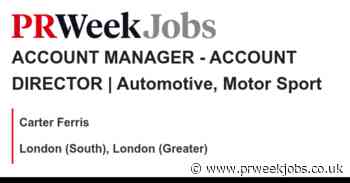Carter Ferris: ACCOUNT MANAGER - ACCOUNT DIRECTOR | Automotive, Motor Sport