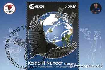 Greenland and Faroe Islands issue stamp for Danish astronaut's ISS mission