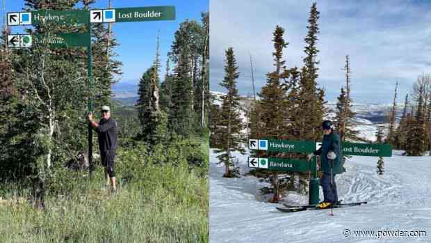 Pictures Taken At Same Spot Put Utah's Resort's Record Season Into Perspective