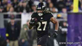 Ravens activate leading rusher Dobbins off PUP