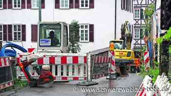 Verkehr in Bad Liebenzell: Wasserleitung wird verlegt