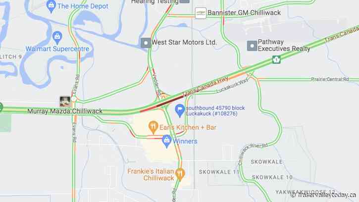 Chilliwack Fire, BC EHS dispatched for rollover on Hwy. 1 in Chilliwack