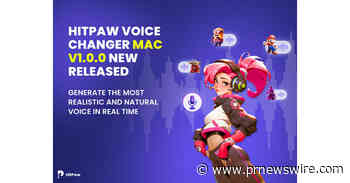 HitPaw Voice Changer Mac V1.0.0. New Release: Generate The Most Realistic and Natural Voice in Real Time