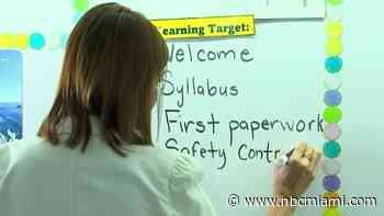 Broward teachers prepare their classrooms and emotions for the first day of school