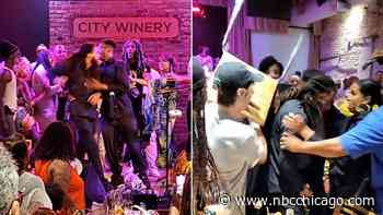 Wild video shows fight break out, with chair flying, at Chicago's City Winery