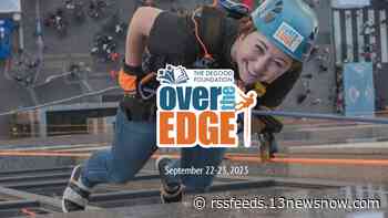 Rappel down the 11-story Marriott City Center in Newport News to help supply free books to kids in Hampton Roads