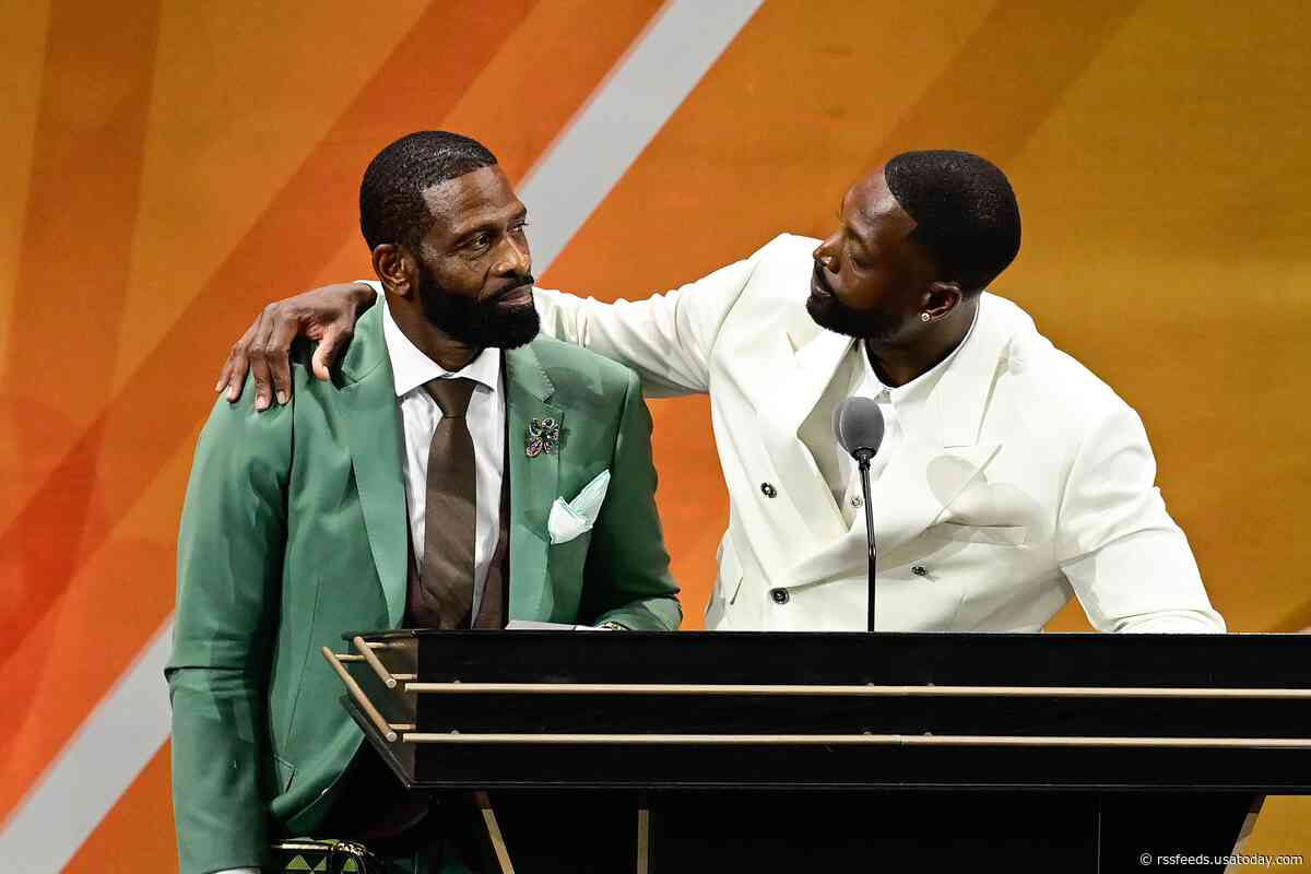 'We in the Hall of Fame, dawg': Dwyane Wade wraps up sensational night for Class of 2023