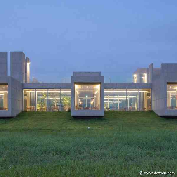 On Architects draws on irrigation channels for concrete South Korean cafe