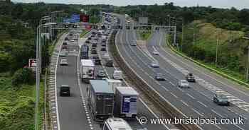 M5 motorist taken to hospital after crash in Bristol