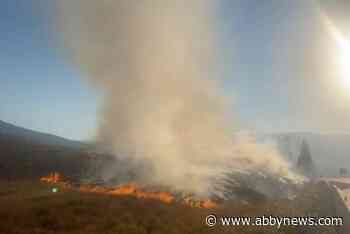 VIDEO: Wildfire sparked outside Merritt