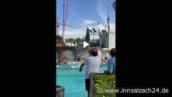 25-Meter-Turm im Europa-Park eingestürzt – Video zeigt Schock-Moment