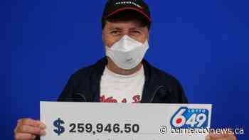 Barrie retiree plans family vacation with his largest lottery win yet