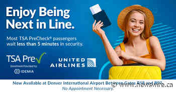 On-Site TSA PreCheck® Enrollment Initiative with United Airlines Launches at Denver International Airport in Concourse B