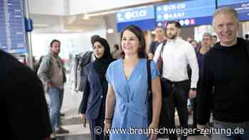 Per Linienflug: Baerbock nach Pannen wieder in Deutschland
