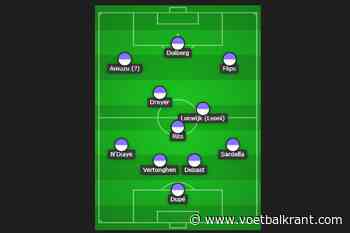 Hoe gaat de basiself van Anderlecht eruit zien als iedereen fit is? Momenteel zal Flips toch nog andere positie moeten bekleden