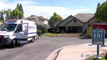 Man may have suffered medical emergency before crashing into NE Fresno home: Officials