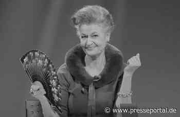 SWR trauert um Ursula Cantieni