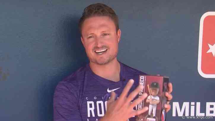 Isotopes Hitting Coach Jordan Pacheco is getting a bobblehead