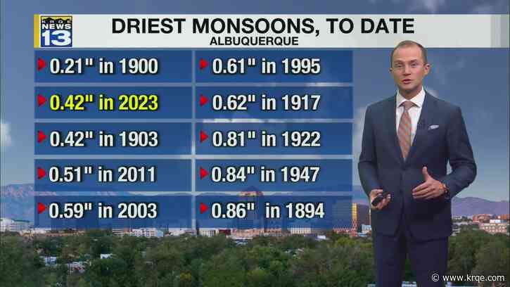 Mostly mountain storms continue this week